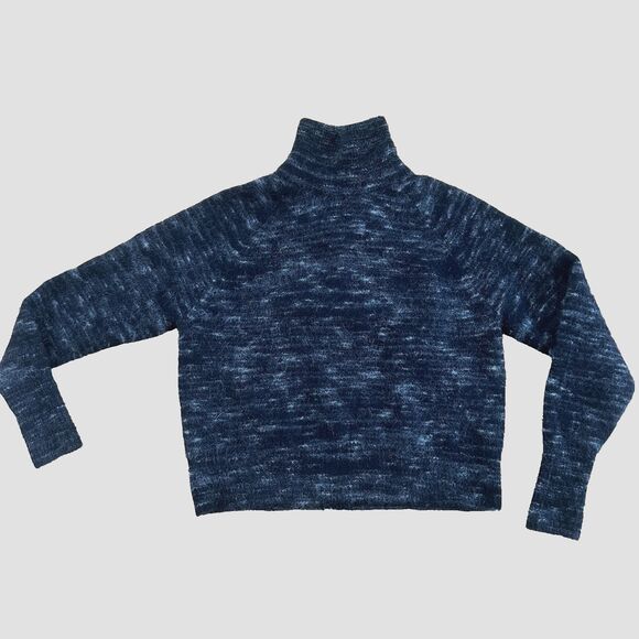 Autumn Cashmere Space Dye Raglan Mock Neck Cashmere Blend Sweater RP $450 Sz S - Picture 6 of 8
